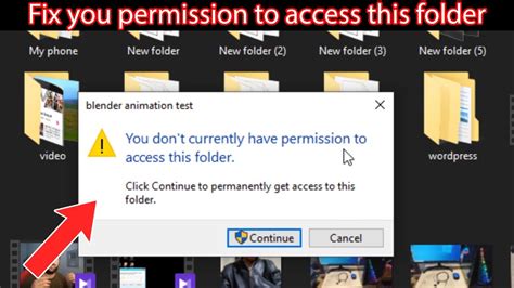 Fix You Don T Currently Have Permission To Access This Folder Windows