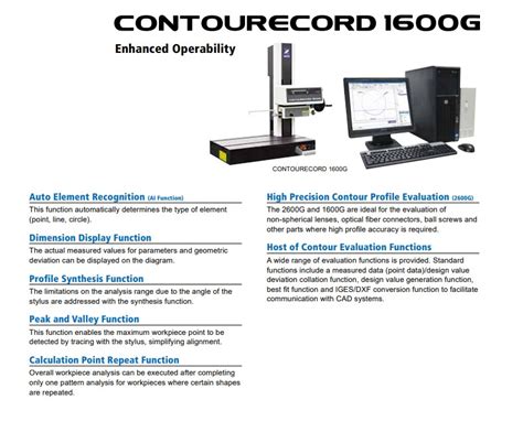 Contourrecord G Contourrecord G Accretech