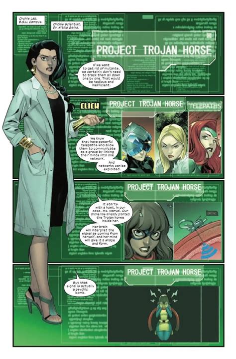 Ms Marvel The New Mutant Preview Stealth Tips From Who Now