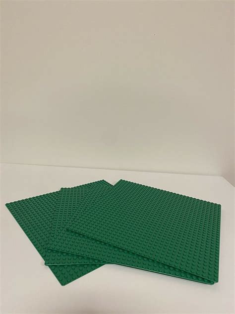 Four Lego Green Baseplate 32 X 32 Studs 10" Base Plate Grass Land ...