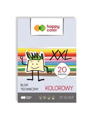 Blok Techniczny Kolorowy A G Kolor W Happy Color