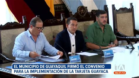 El Municipio De Guayaquil Suscribi El Convenio Para El Funcionamiento