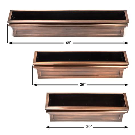 H Potter Williamsburg Window Box 30 Inch Flower Planter