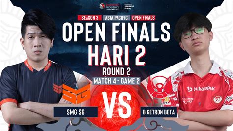 ID Hari Ke 2 Bigetron Beta Vs SMG SG Round 2 Match 4 Game 2 SPS