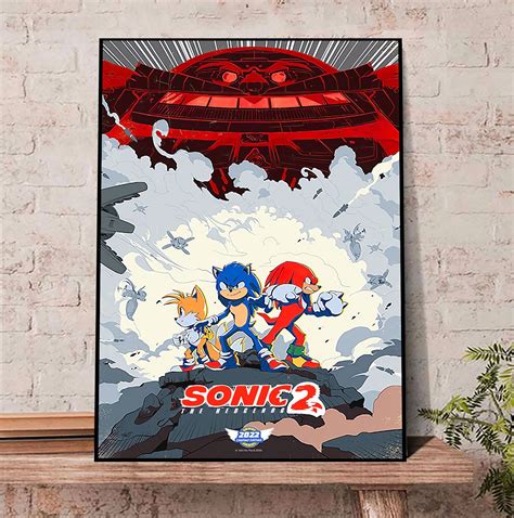 Sonic 2 Movie Poster, Sonic The Hedgehog 2 Poster, Sonic The Hedgehog 2 ...