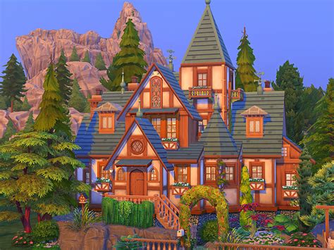 The Sims Resource Witch Cottage No Cc