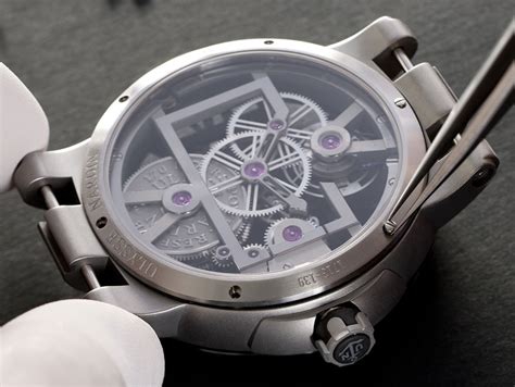 Ulysse Nardin Executive Skeleton Tourbillon Blue is Transparently Tasty