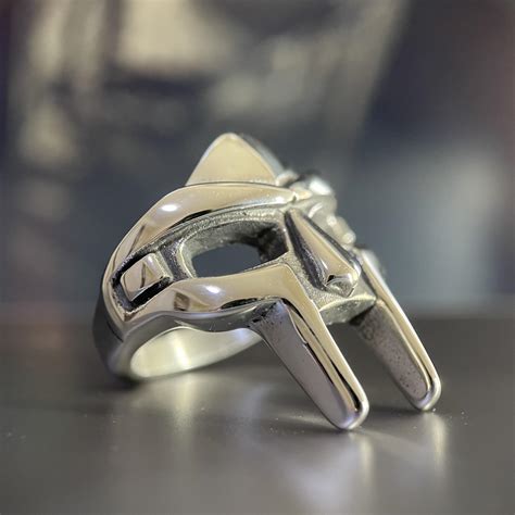 Classic Silver Mf Doom Ring Rmfdoom