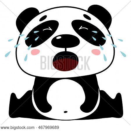 Crying Panda Vector & Photo (Free Trial) | Bigstock