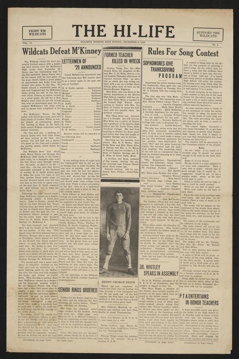 The Hi-Life (Sulphur Springs, Tex.), Vol. 10, No. 4, Ed. 1 Friday