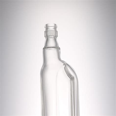 Unique Shaped Fancy Custom Empty 500 Ml Tall Glass Wine Liquor Bottle