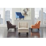 3623160 Ashley Furniture Clarinda Orange Accent Chair