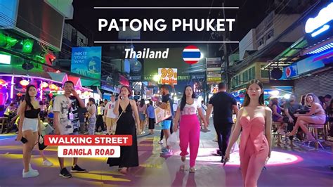 Patong Bangla Road Phuket [4k] Thailand 🇹🇭 Пхукет Walking Street Red Light District Youtube