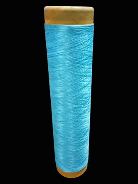 Dull Ring Spun Sky Blue Dyed Polyester Yarn For Textile Industry Count 20 At ₹ 170 Kg In Meerut