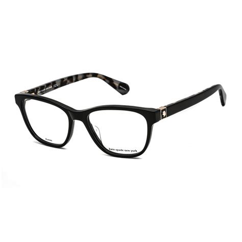 Kate Spade Ladies Black Rectangular Eyeglass Frames Verna08070051