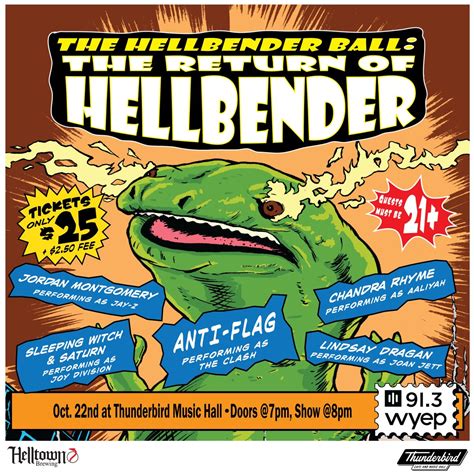 Hellbender Ball: The Return of Hellbender | Thunderbird Music Hall | Lawrenceville's historic ...