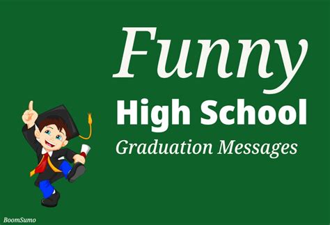 Best Funny High School Graduation Messages – BoomSumo