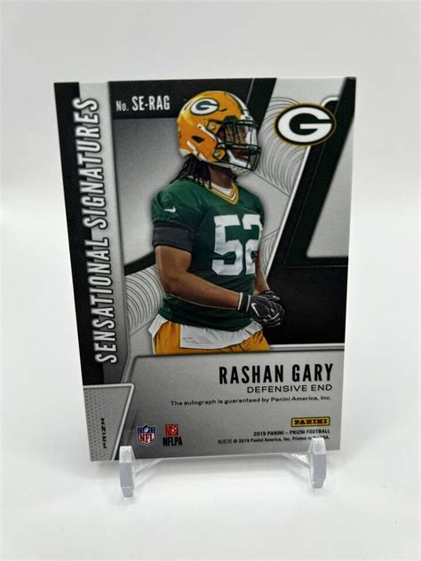 2019 Panini Prizm Rashan Gary Sensational Signatures Rookie RC Auto EBay