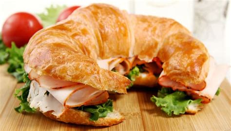 Turkey Croissant Sandwich Prepared Food Photos Inc