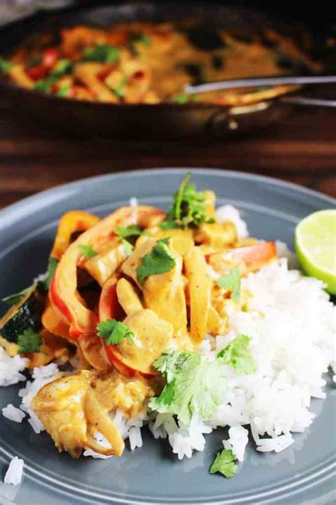 Thai Red Curry With Coconut Rice Our Happy Mess