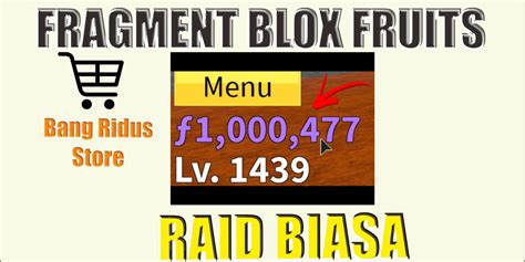 Beli Fruit Raid Blox Fruits Fragments Rp Blox Fruits