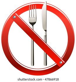 No Eating Sign Stock Illustration 47866918 | Shutterstock