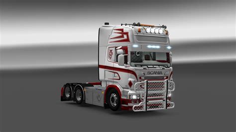 Scania RJL Sundby Transport Skin Mod ETS2 Euro Truck Simulator 2 Mod