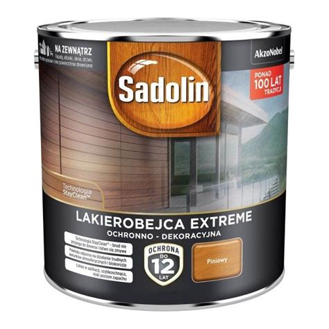 Lakierobejca Sadolin Extreme Piniowy L Lakierobejce Castorama