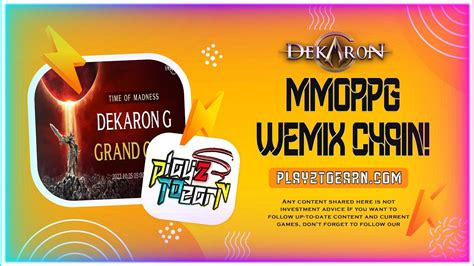 Dekaron G Wemix Blockchain New MMORPG PlayToEarn P2E