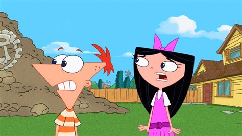 Image - Isabella and Phineas get a warning from Ferb.jpg | Phineas and ...