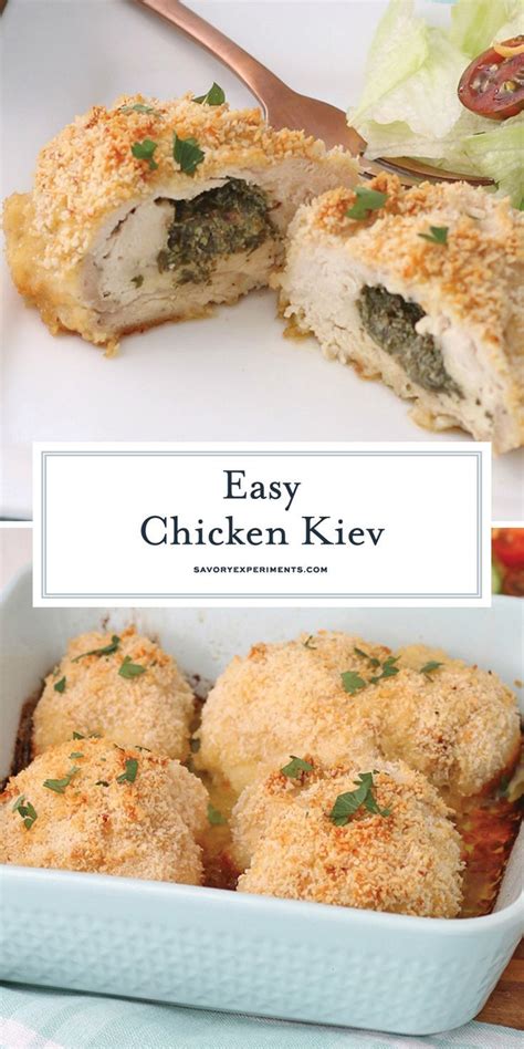 Easy Homemade Chicken Kiev Chicken Kiev Chicken Kiev Recipe Cooking