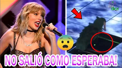 El famoso CLAVADO de TAYLOR SWIFT no salió bien en su ultimo