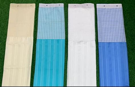 7 Ft Plain Polyester Shower And Hospital Curtain Fabric At Rs 310 Piece