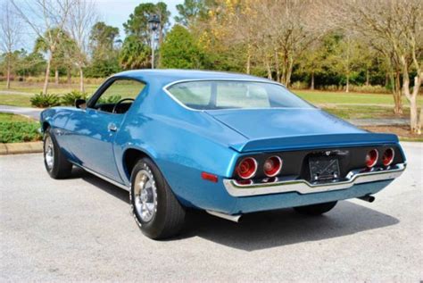 Mulsanne Blue 4 Speed Restored 1970 Chevrolet Camaro Rsss 396 Bring