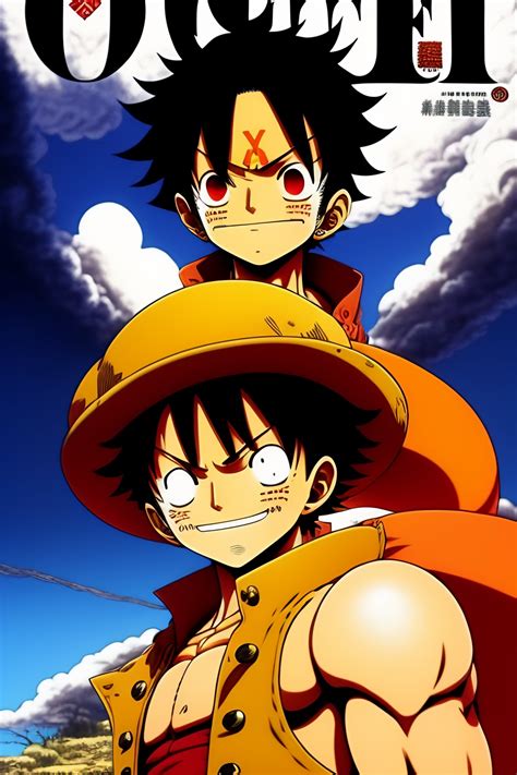 Lexica - Monkey D Luffy de One Piece sur Onigashima dessiné comme