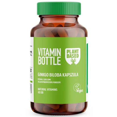 Vitamin Bottle Ginkgo Biloba kapszula 60db BioBolt eu webáruház