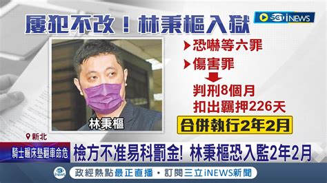 律師揭林秉樞難以接受 無法易科罰金3大原因曝光 林秉樞入獄了 遮臉又戴帽現身新北檢報到｜記者 凌毓鈞 戴偉臣｜【台灣要聞