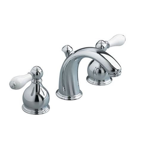 Delta Innovations 4 Inch 2 Handle Mid Arc Bathroom Faucet In Polished