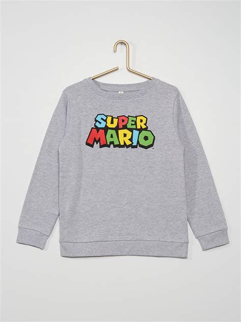 Sudadera Super Mario Gris Chin Kiabi