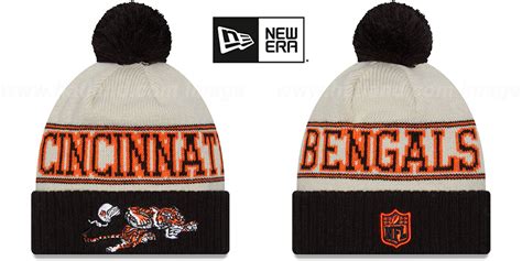 Cincinnati Bengals 2023 HISTORIC SIDELINE Knit Beanie Hat