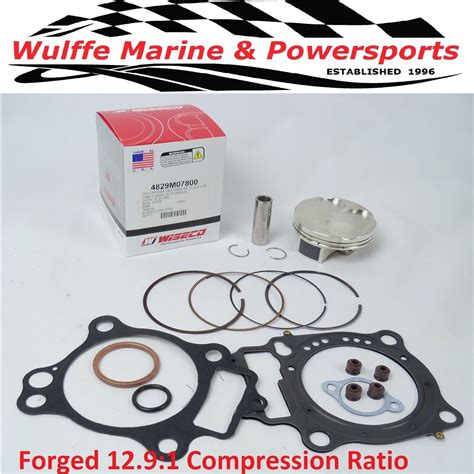 Piston Kit Honda Crf250r 04 07 Crf250x 04 17 Std 78mm Top End Rebuild 4829m07800 Ebay