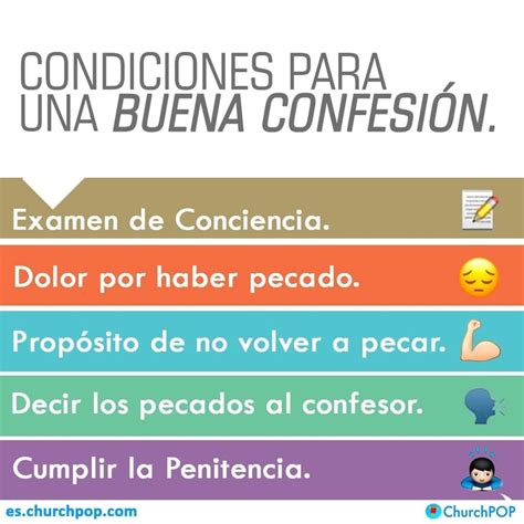 Infograf A Pasos Para Hacer Una Buena Confesi N Churchpop