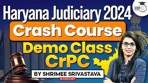 Haryana Crash Course Introduction To CrPC Demo Lecture CrPC