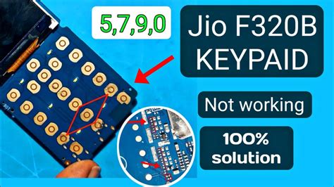 Jio F320B Keypaid 5 7 9 0 Not Working Solution How To Repair Jio