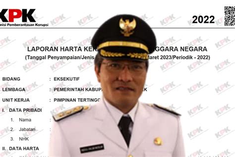 Hutang Rupiah Intip Harta Kekayaan Bupati Bantul Di Lhkpn Punya