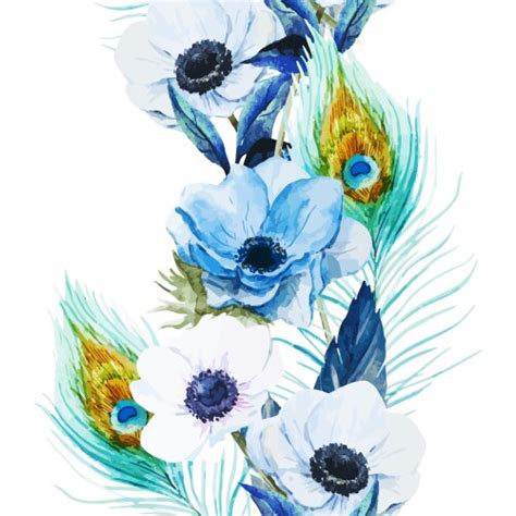 Anemones Royalty Free Vector Image Vectorstock