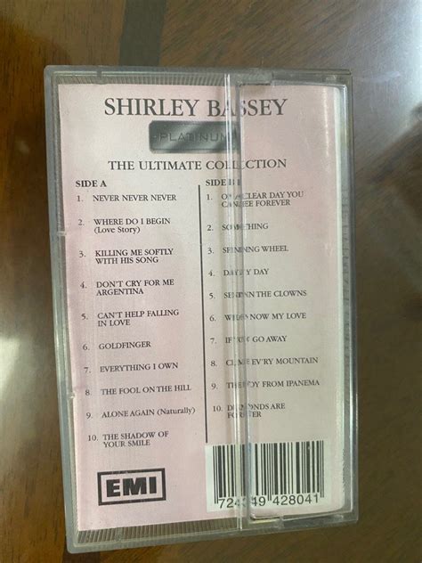 Shirley Bassey PLATINUM The Ultimate Collection Original Music Album