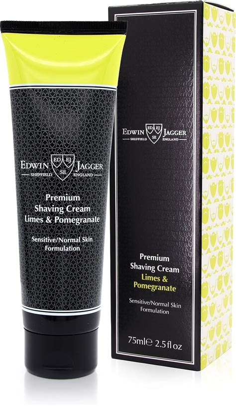 Amazon Edwin Jagger Lime Pomegranate Premium Shaving Cream 2 5oz