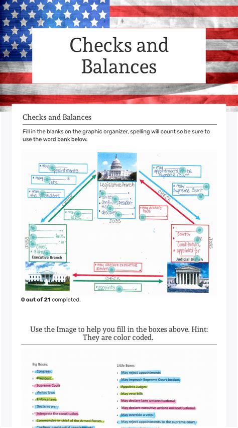 Checks And Balances Worksheet Answers – Englishworksheet.my.id