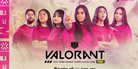 KRÜ Esports presenta su roster femenino de VALORANT